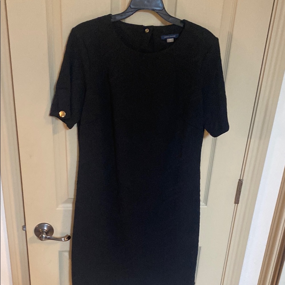 Tommy Hilfiger Black Mini Dress Elegant and Modern
